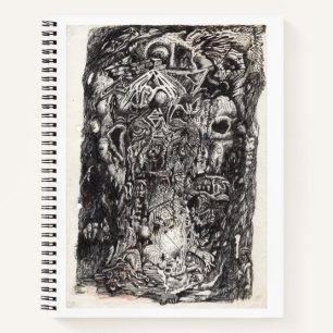 Los Antiguos, dibujo a tinta Cuaderno