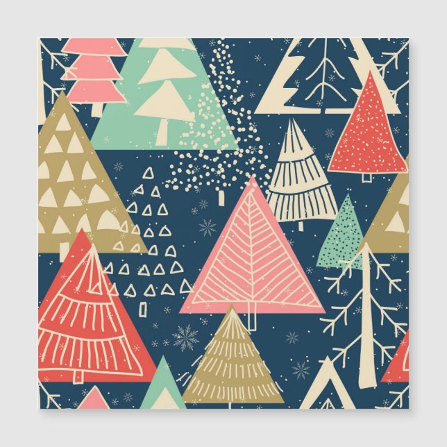 Los Árboles de Navidad Festivan El Ilustracion Sin (Anverso)