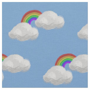Los arco iris sin fin modelaron la tela