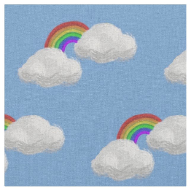 Los arco iris sin fin modelaron la tela (De cerca)