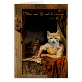 Los artistas del gato - compuesto antropomorfo