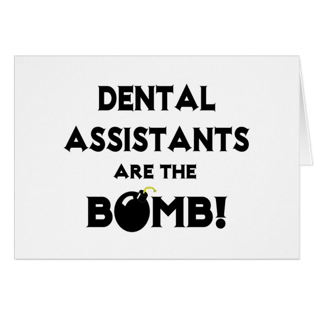 ¡Los Asistentes Dentales Son La Bomba! (Anverso (Horizontal))