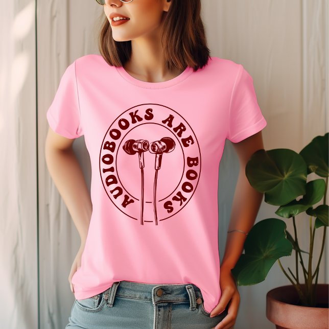Los audiolibros son camisetas de libros (Subido por el creador)