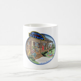 Los azules en la taza de café del Stoop w/country