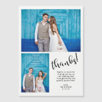 Los | banales modernos boda de dos fotos le