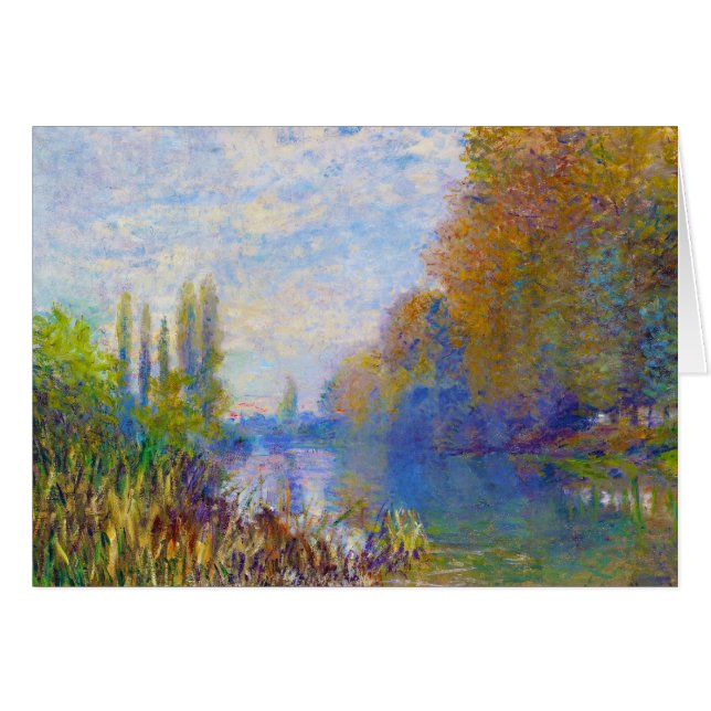 Los bancos del Sena en el otoño Claude Monet (Anverso (Horizontal))