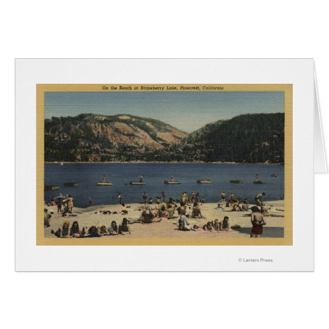 Los bañistas y los bañistas en la playa (Anverso (Horizontal))