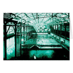 Los baños - tarjeta