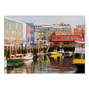 Los barcos amarraron el   Portland, Maine