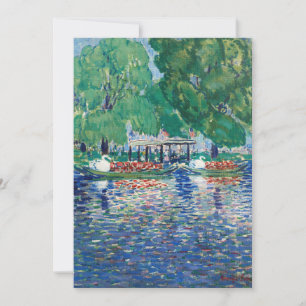 Los barcos cisnes   George Luks