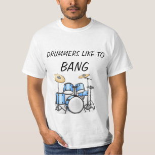 Los baterías tienen gusto a la camiseta de Bangq