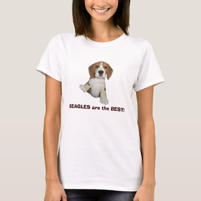 Los Beagles Son La Mejor Camiseta De Damas (Anverso)