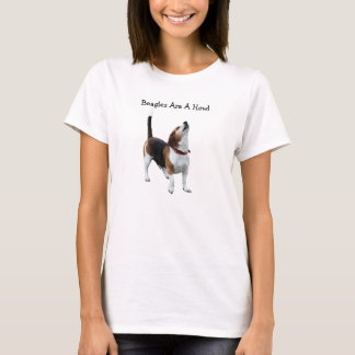 Los beagles son una camiseta divertida del perro