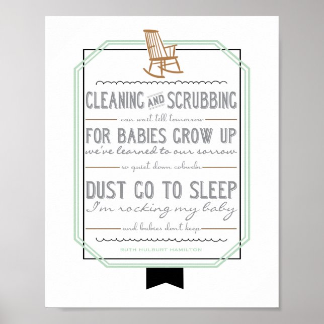 Los bebés no conservan el arte de la pared de la g (Frente)