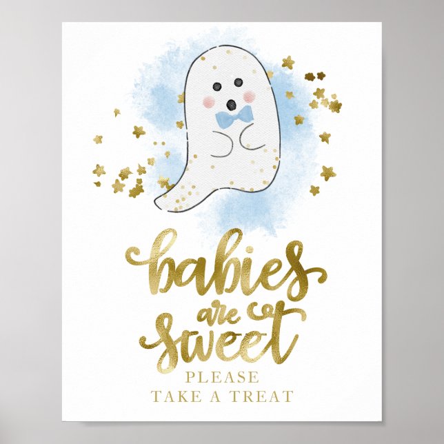 Los Bebés Son Dulces Por Favor Tome un Dulce Señal (Frente)