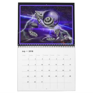 Los billares hacen calendarios 2018