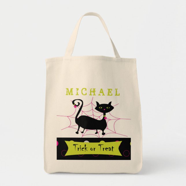 Los bolsos de Halloween - personalice el truco o (Frente)