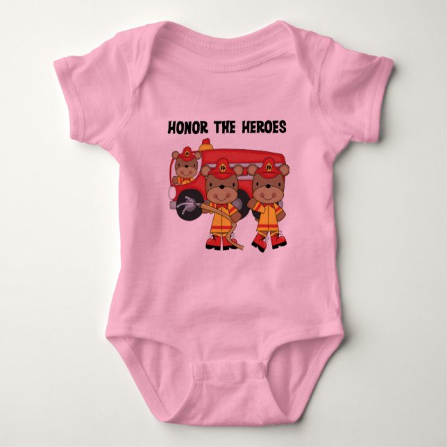 Los bomberos honran las camisetas y los regalos de (Anverso)