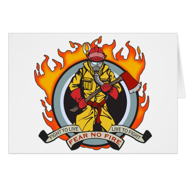 Los bomberos no temen ningún fuego (Anverso (Horizontal))