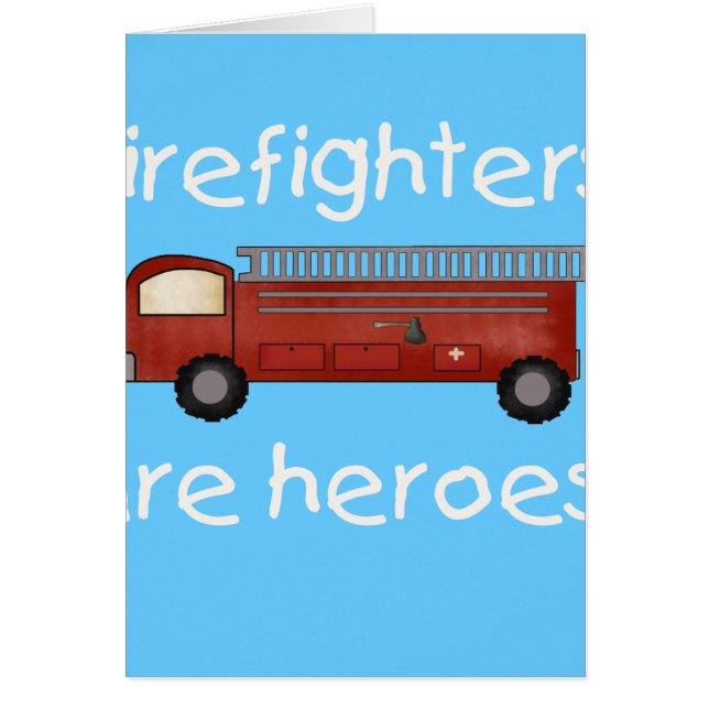 Los bomberos son héroes (Frente)