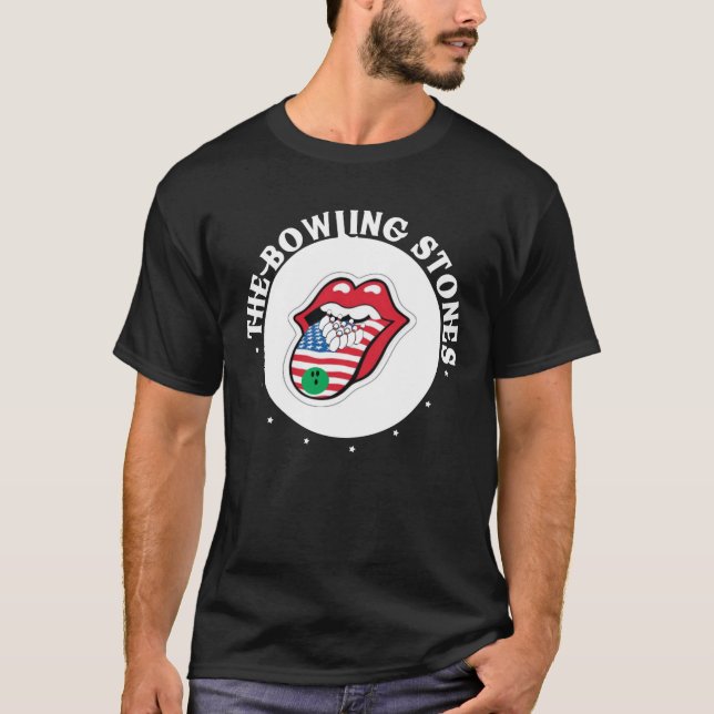 Los Bowling Stones - Graciosa Camisa Del Equipo De (Anverso)