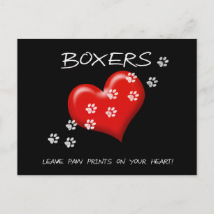Los boxeadores dejan huellas de pata en tu tarjeta