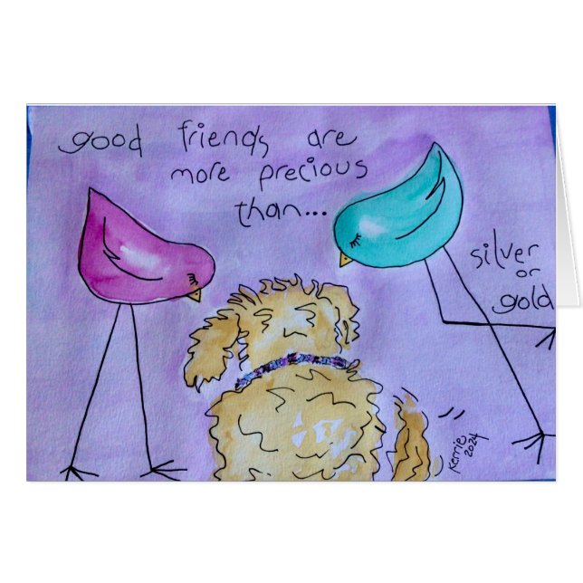 Los buenos amigos son preciosos (Anverso (Horizontal))