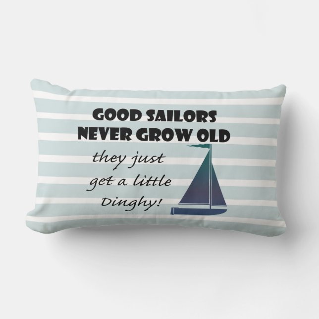 Los buenos marineros nunca crecen viejos, almohada (Anverso)