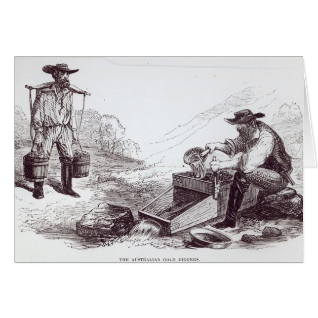 Los buscadores de oro australianos (Anverso (Horizontal))