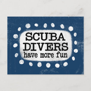 Los buzos de Scuba tienen más postal divertida