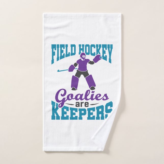 Los Caballos De Hockey De Campo Son Los Cuidadores (Toalla de mano)