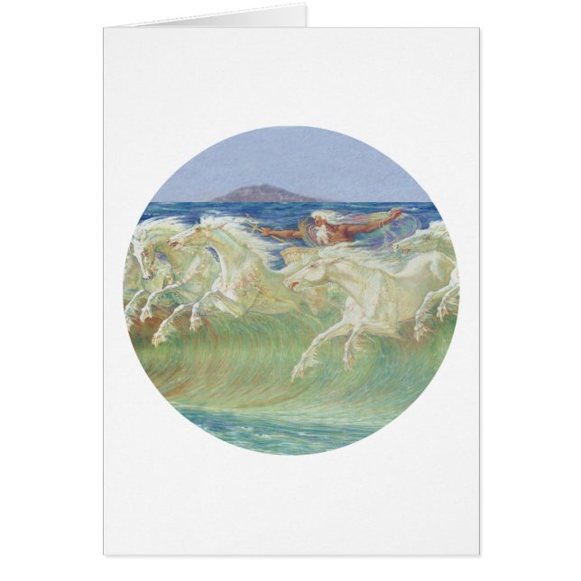 LOS CABALLOS DEL REY NEPTUNE VIAJAN POR LAS OLAS (Frente)