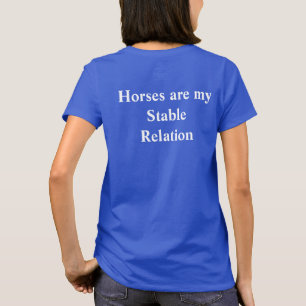 Los caballos son mi camiseta Stable Relation