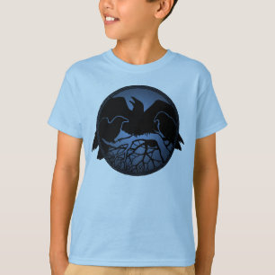 Los Camisetas del niño Raven Raven Crow