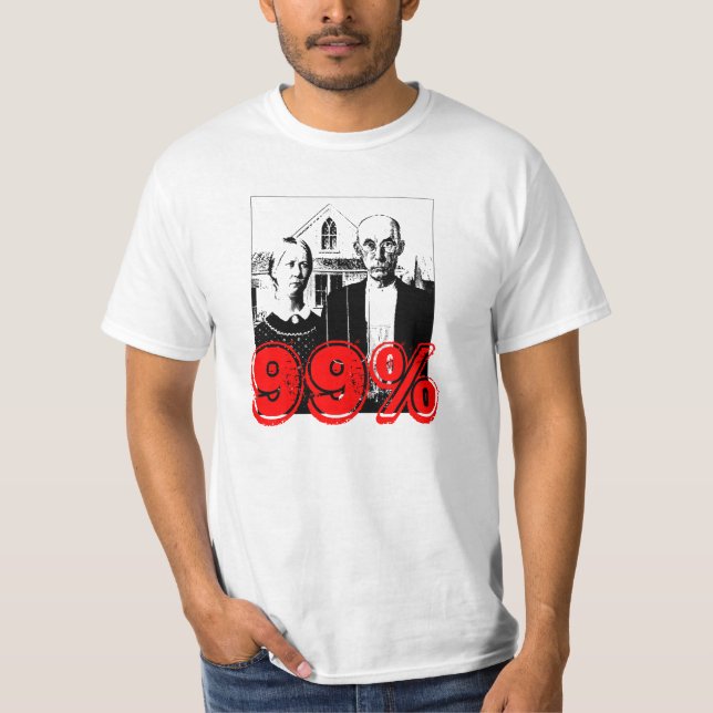 Los campesinos son camiseta repugnante del 99% (Anverso)