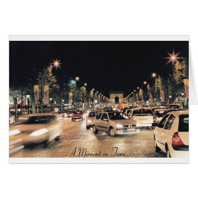 Los Campos Elíseos. París. (Un momento en el tiemp (Anverso (Horizontal))