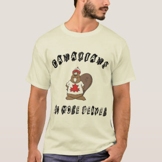 Los canadienses comen más camiseta del castor