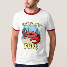 Los cangrejos son camiseta del campanero de la
