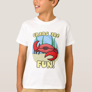 Los cangrejos son camiseta del campanero del niño