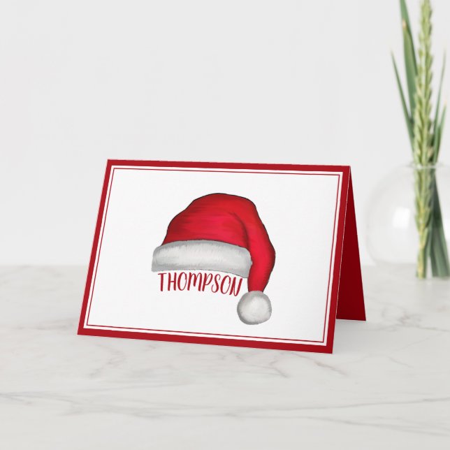 Los caprichosos Navidades de Santa Tarjeta Trendy  (Anverso)