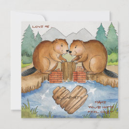 Los castores enamorados