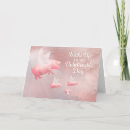 Los cerdos vuelan con una increíble tarjeta de día