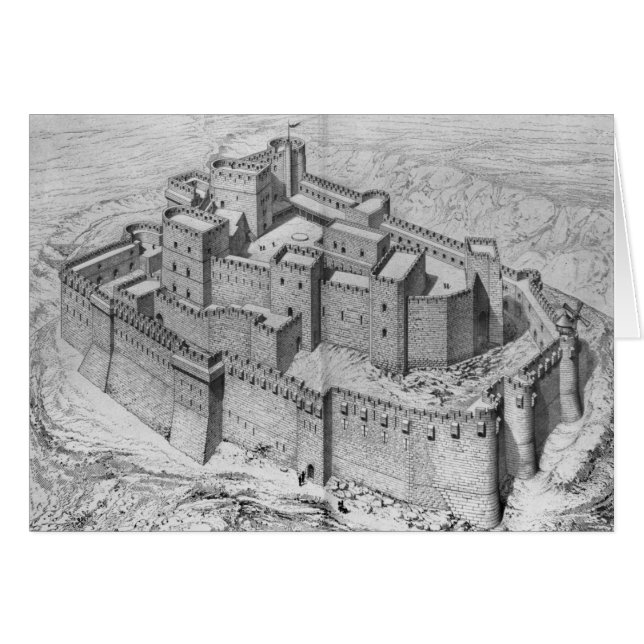 Los Chevaliers del DES de Krak, reconstrucción (Anverso (Horizontal))