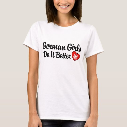Los chicas alemanes mejora camiseta