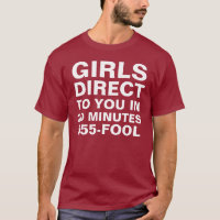 Los chicas de Las Vegas dirigen a usted la camisa