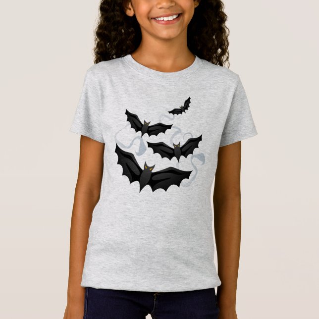 Los chicas Halloween golpean la camiseta (Anverso)