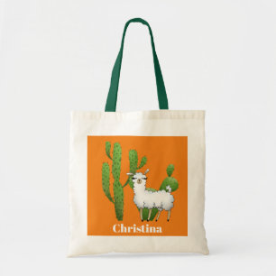 Los chicas lindos de la llama añaden la bolsa de