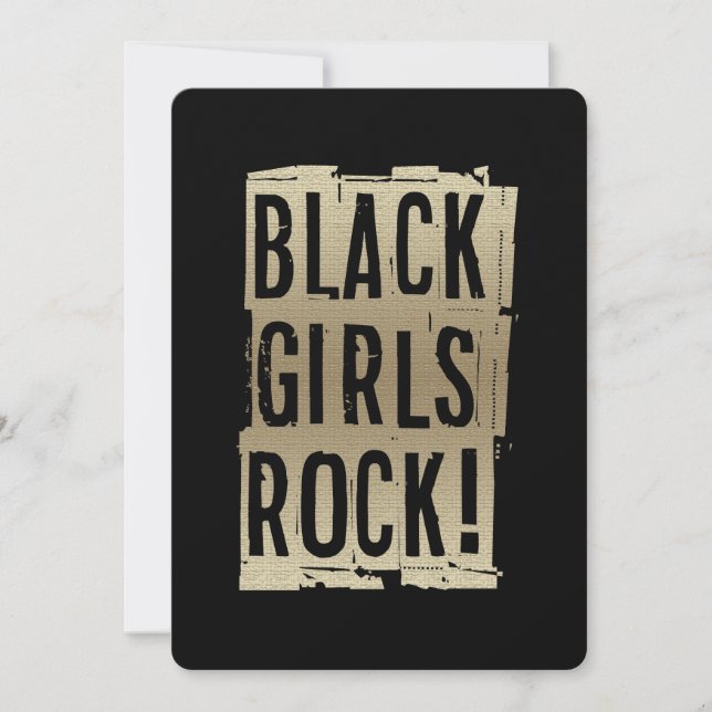 ¡Los Chicas negros rockean! (Anverso)