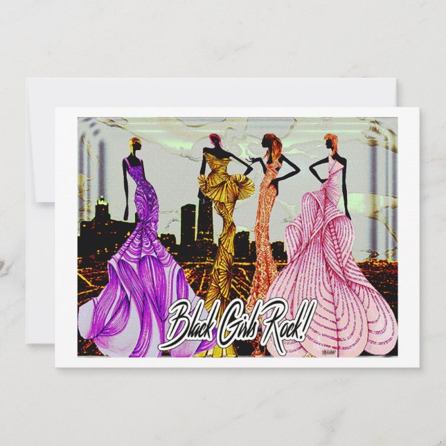 ¡Los Chicas negros rockean! (Anverso)