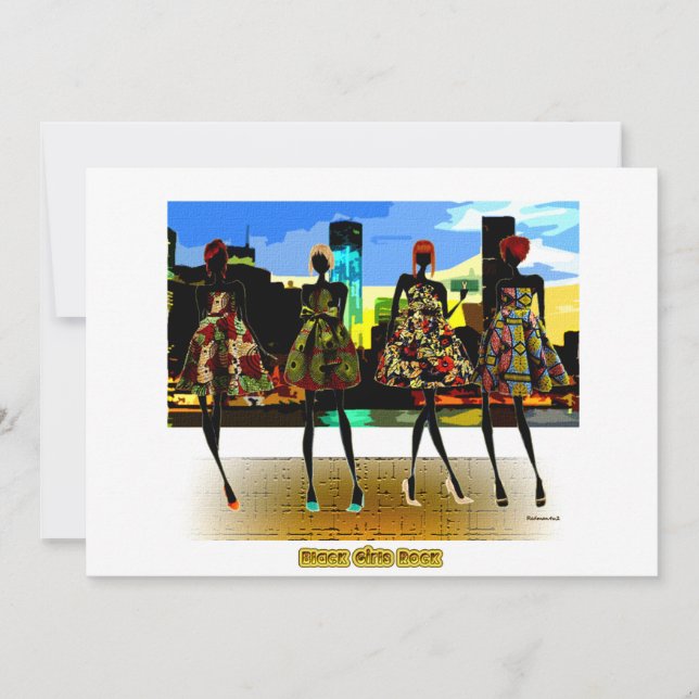 ¡Los Chicas negros rockean! (Anverso)